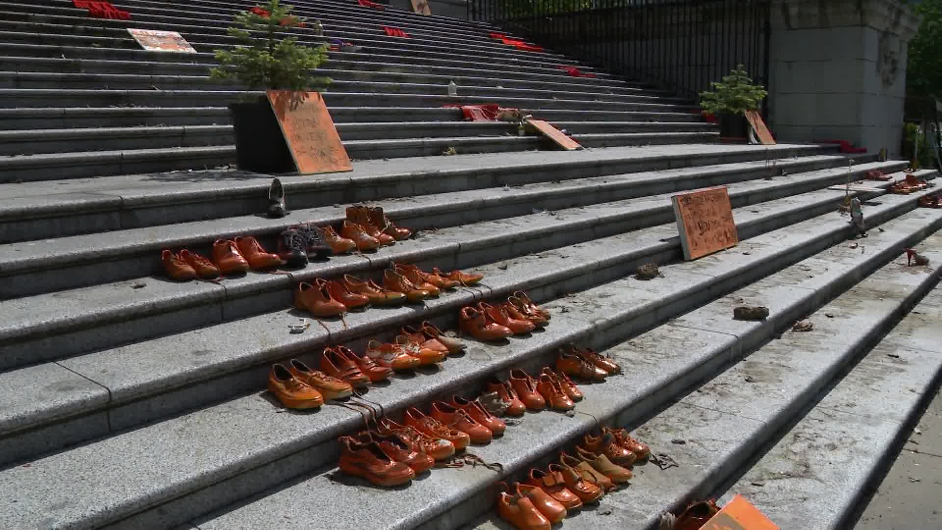 Tokens taken from Vancouver residential schools memorial, right before scheduled removal – BC | 24CA News