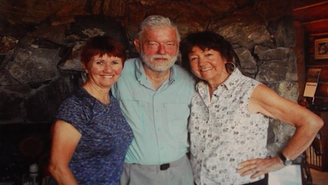 Carole (L), Alan (C) and a friend.