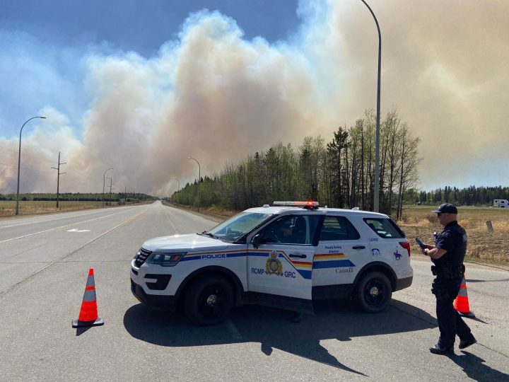 Drayton Valley evacuation in Alberta, Friday May 5, 2023.