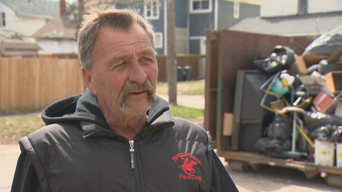William Whyte Neighbourhood Association president Darrell Warren says he’s heartened by the positive volunteer turnout at Saturday’s North End-wide spring cleanup. “When you see mattresses, couches and stuff like that when you drive down the street, it’s very discouraging,” he says.