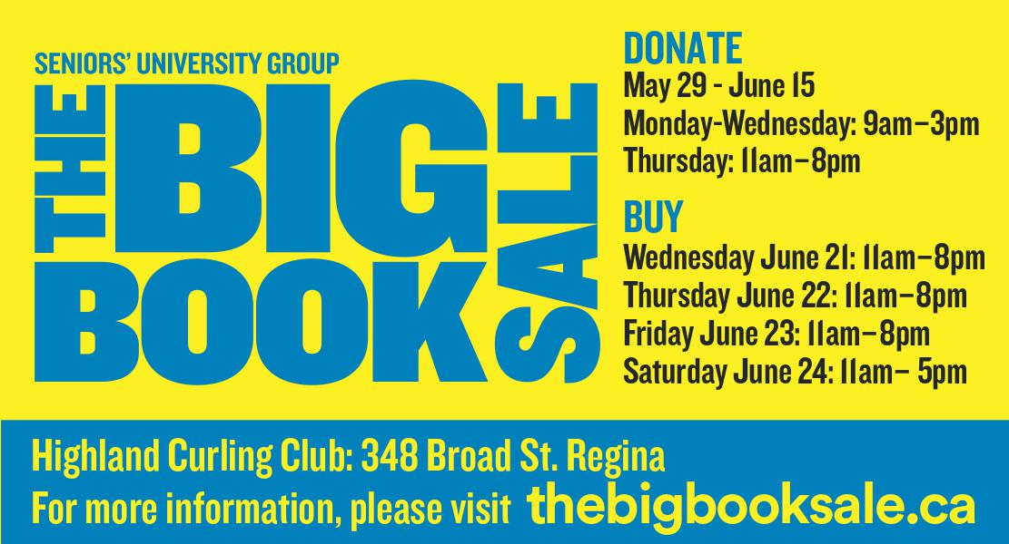 Seniors’ University Group Big Book Sale - image