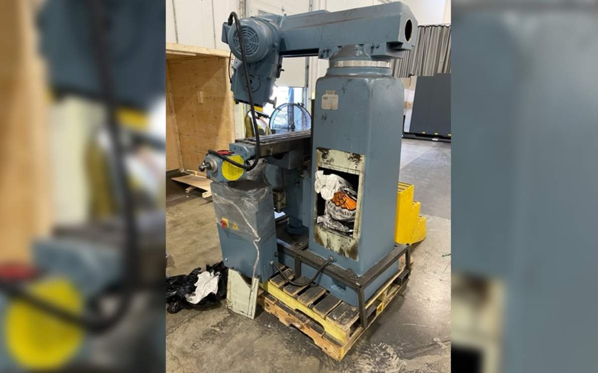 A piece of heavy equipment the CBSA says was filled with methamphetamine intercepted at a B.C. port. 