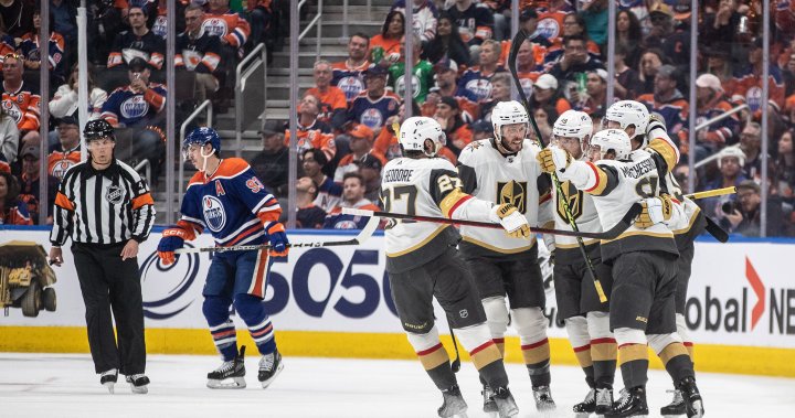 Edmonton Oilers zostali wyeliminowani z play-offów NHL przez Golden Knights
