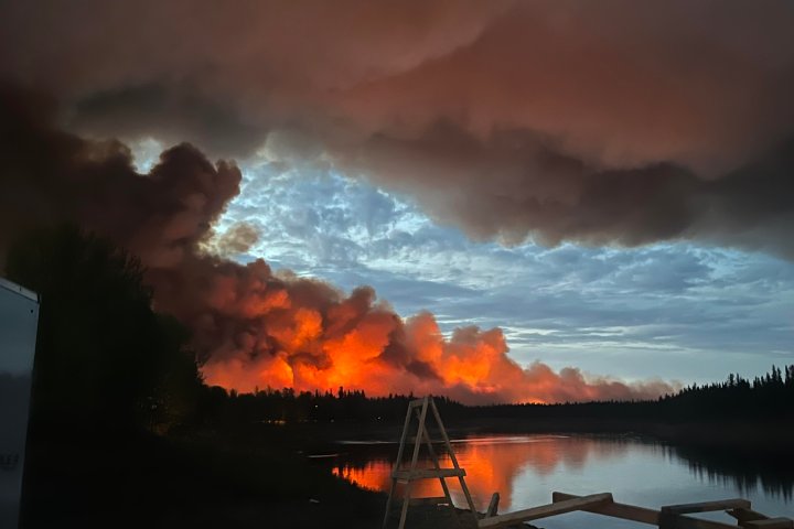 Evacuees 480 km from home as wildfire burns in Northwest Territories