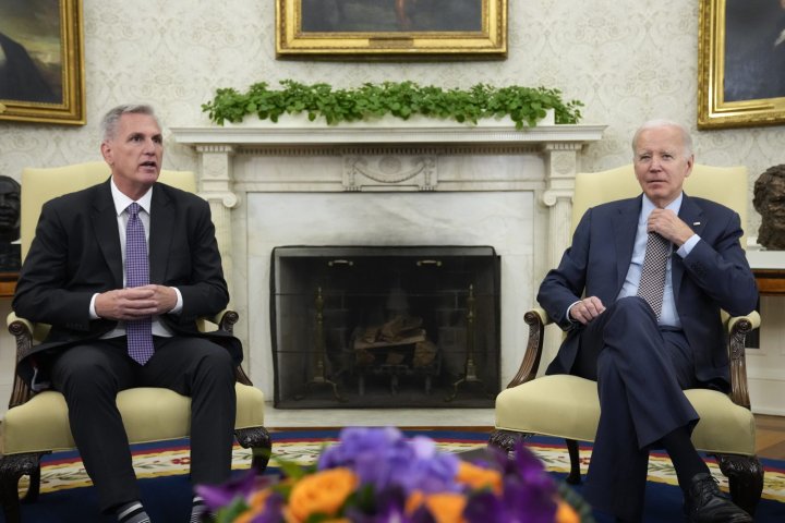 Biden ‘optimistic’ debt ceiling talks progressing as he meets with McCarthy