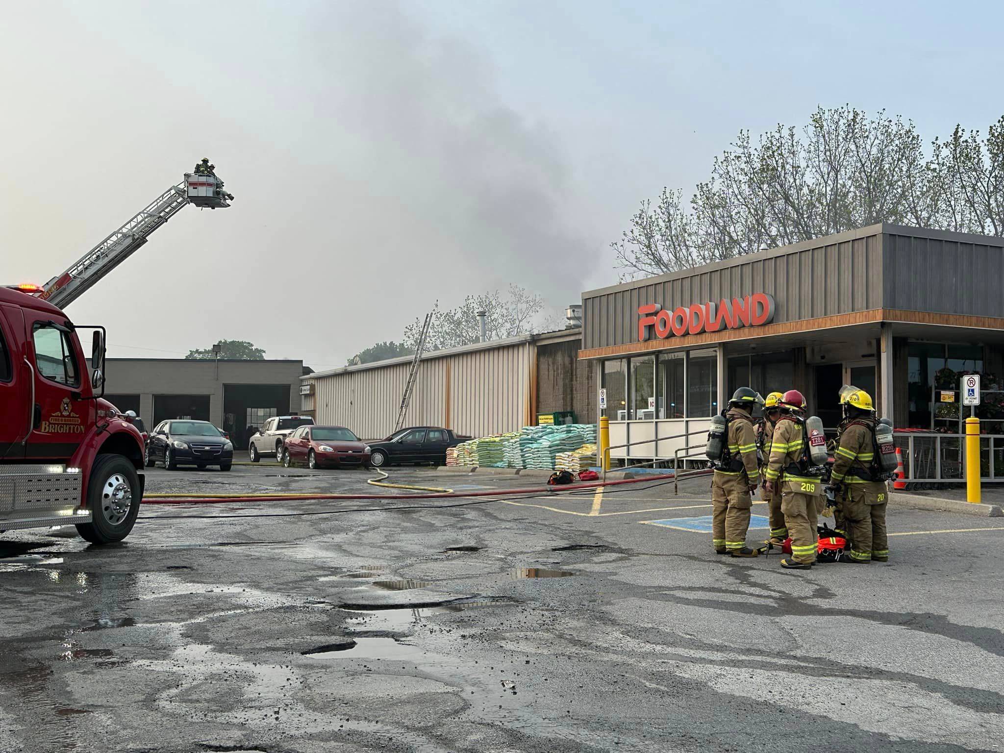 Fire strikes Foodland grocery store in Colborne - Vimarsana News
