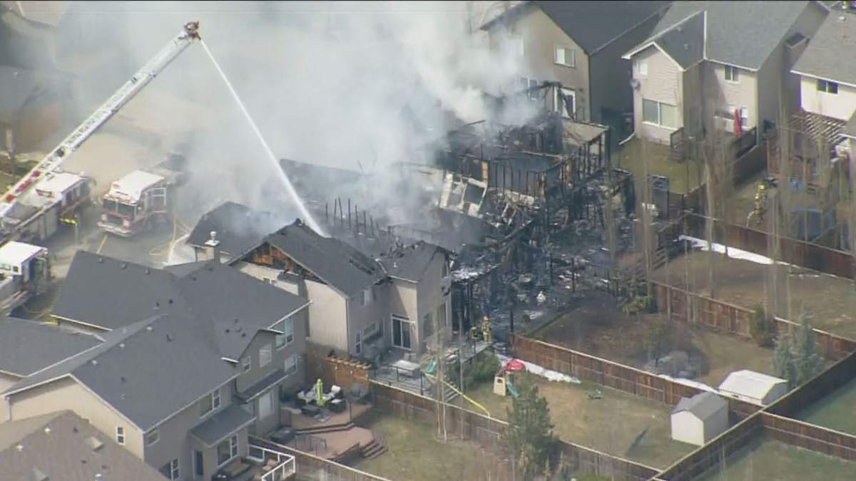 Cougar Ridge house fire, May 3, 2023