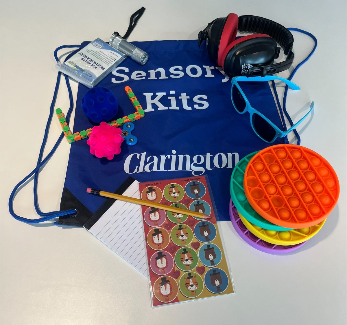 Sensory kits to support autistic community members