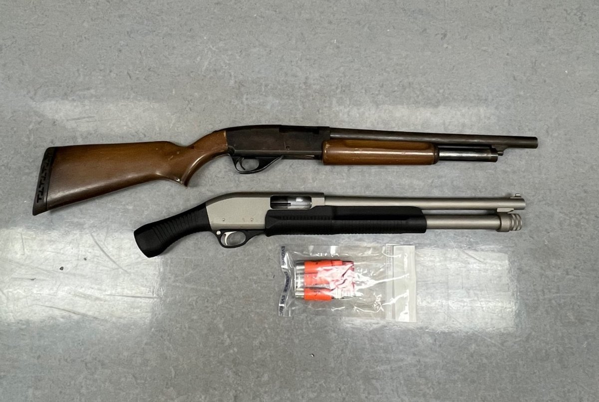 RCMP say they stopped a vehicle in Dauphin which lead to arrests and the seizure of loaded firearms.