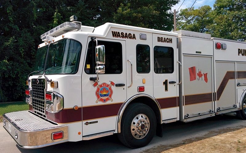 Wasaga Beach fire truck.