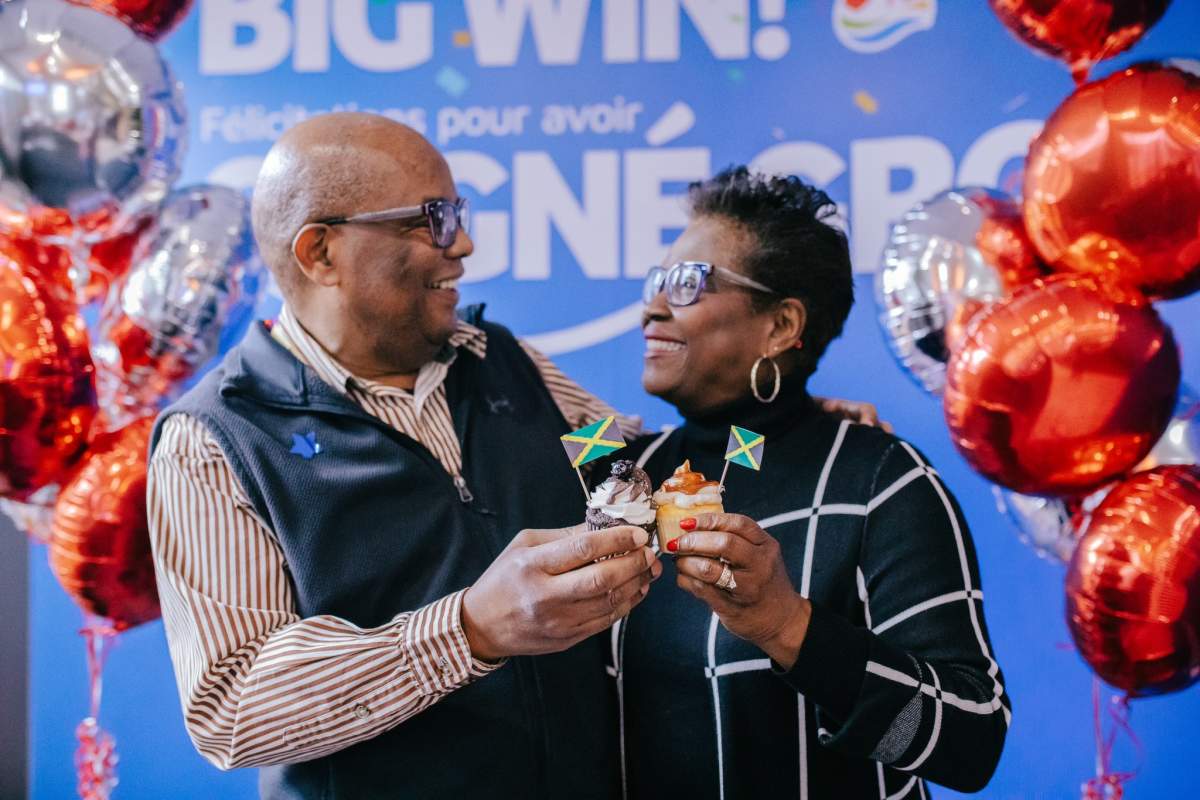 Marlena and Ernest Williams of Dieppe, N.B. won the top prize on the $2 Million Extreme Scratch’N Win ticket.