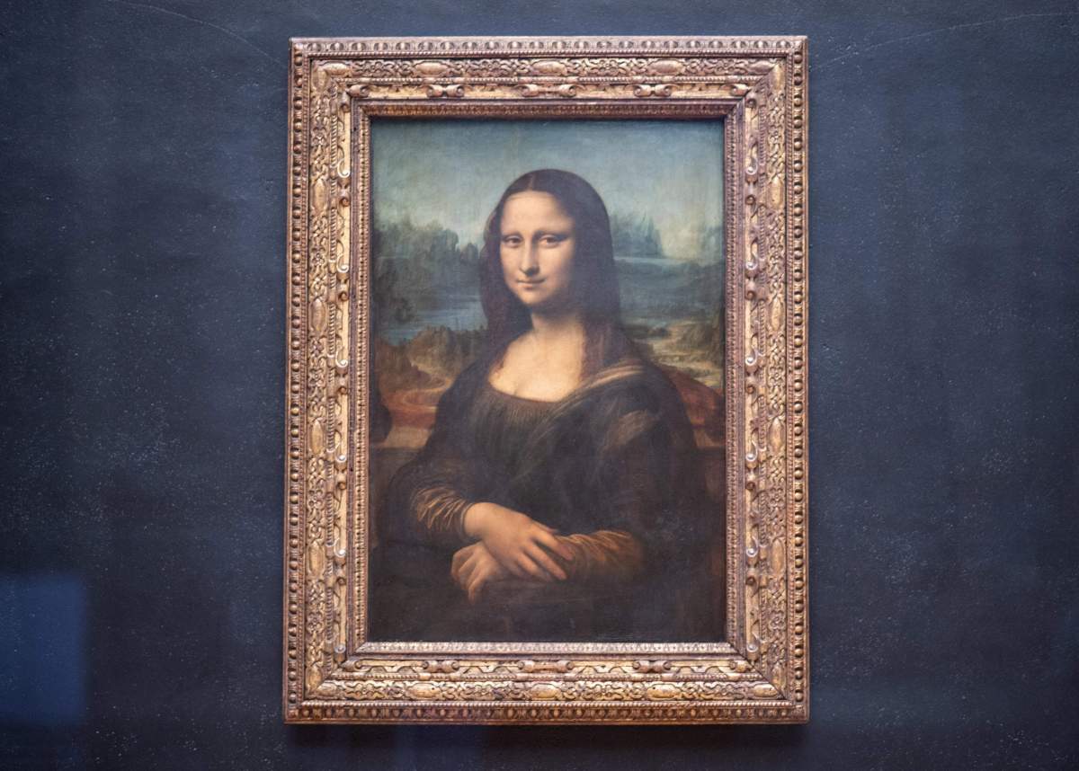 The Mona Lisa.