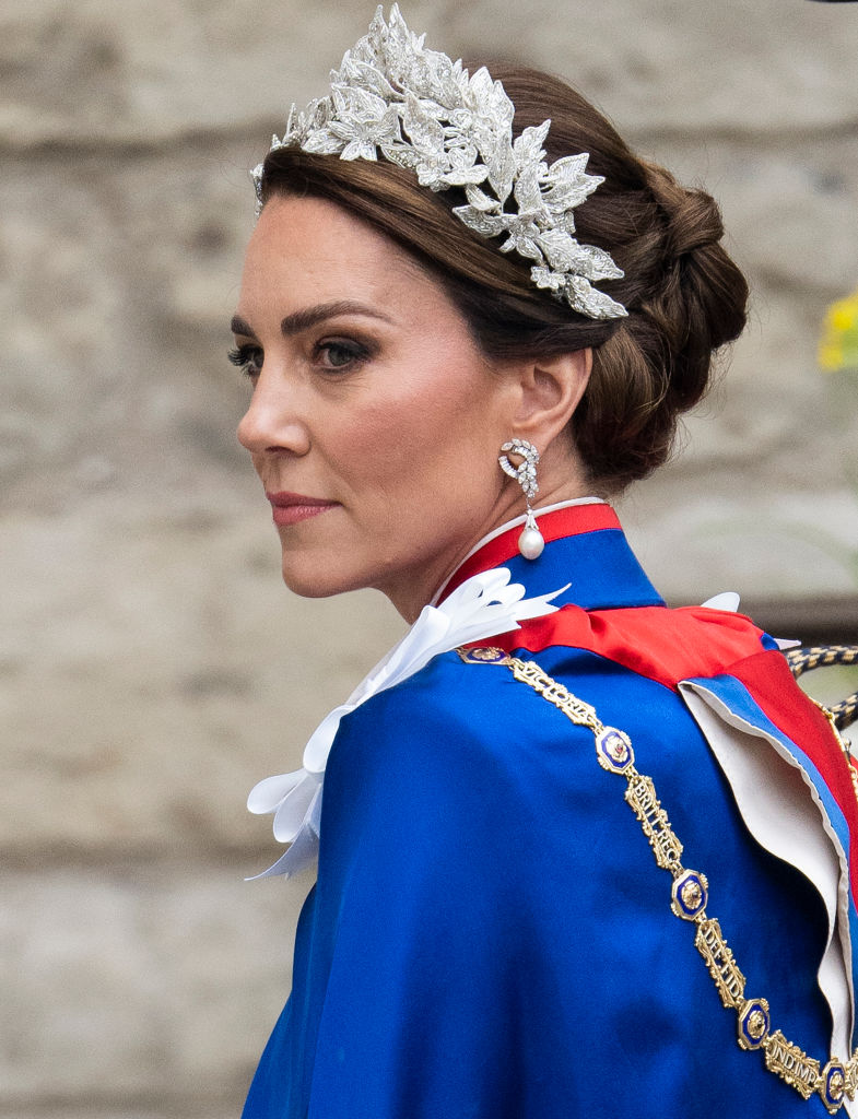 Catherine, Princess of Wales at Westminster Abbey during the Coronation of King Charles III and Queen Camilla on May 6, 2023 in London, England.
