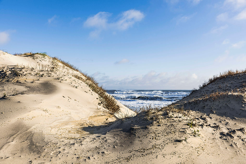 Dunes and ocean at Cape Hatteras National Seashore
