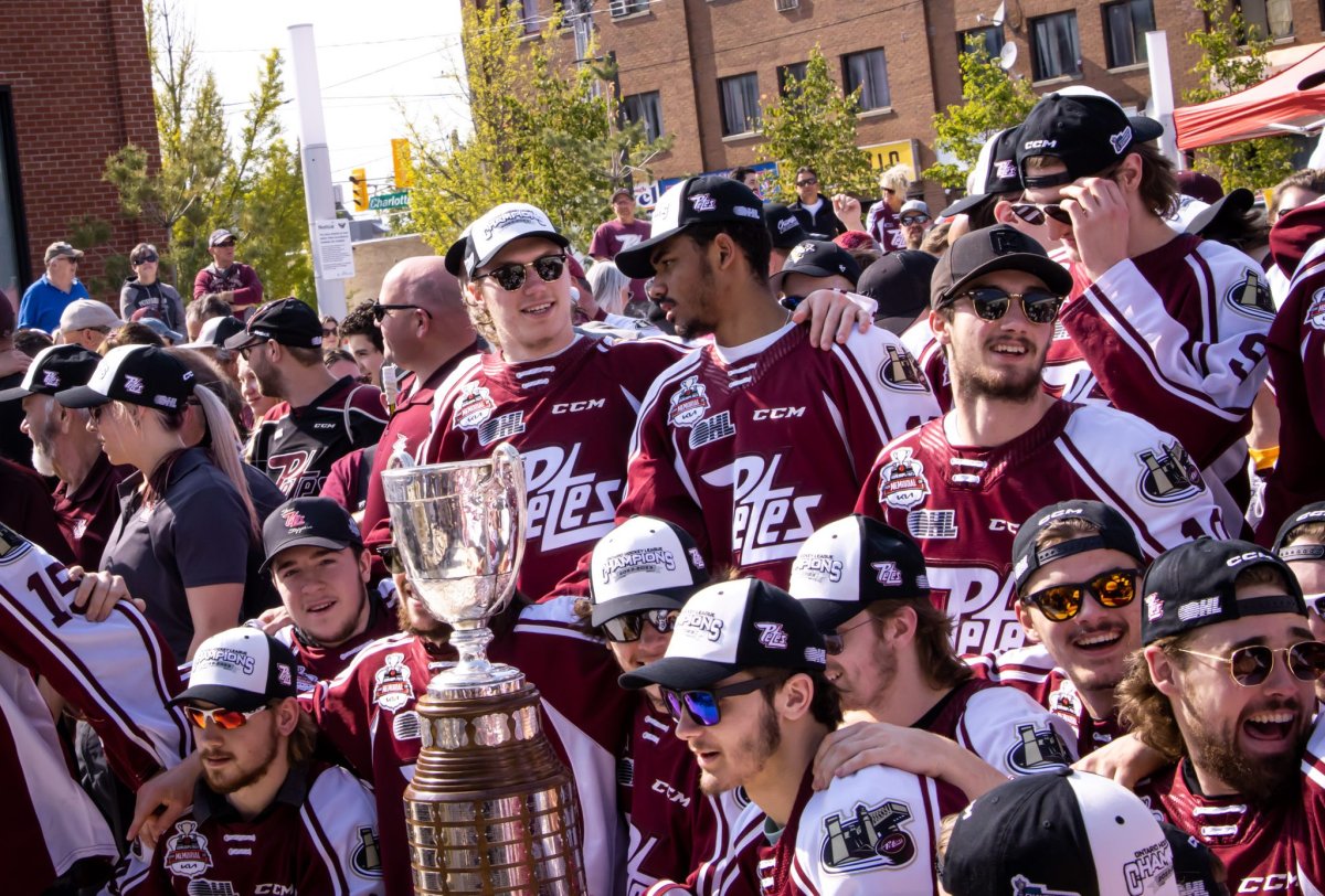 Quaker Foods City Square hosted a celebration party on May 22 for the Peterborough Petes' OHL championship win.