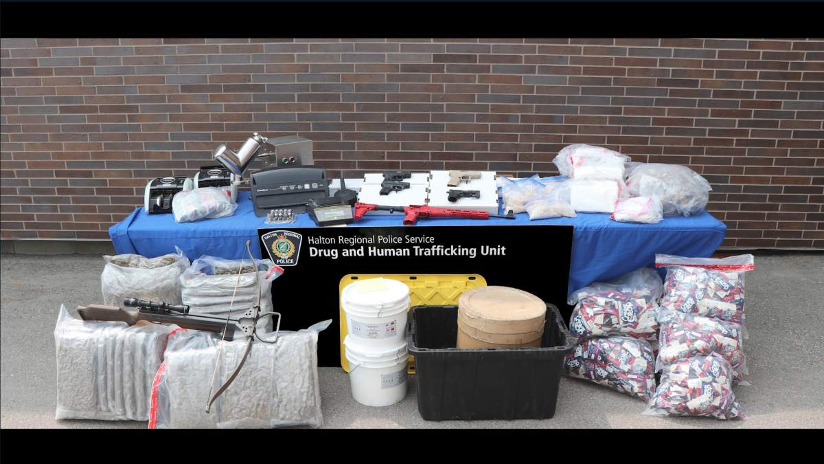 Close to $1 million in drugs and drug-making products were seized during a southern Ontario investigation that began in the fall of 2022.