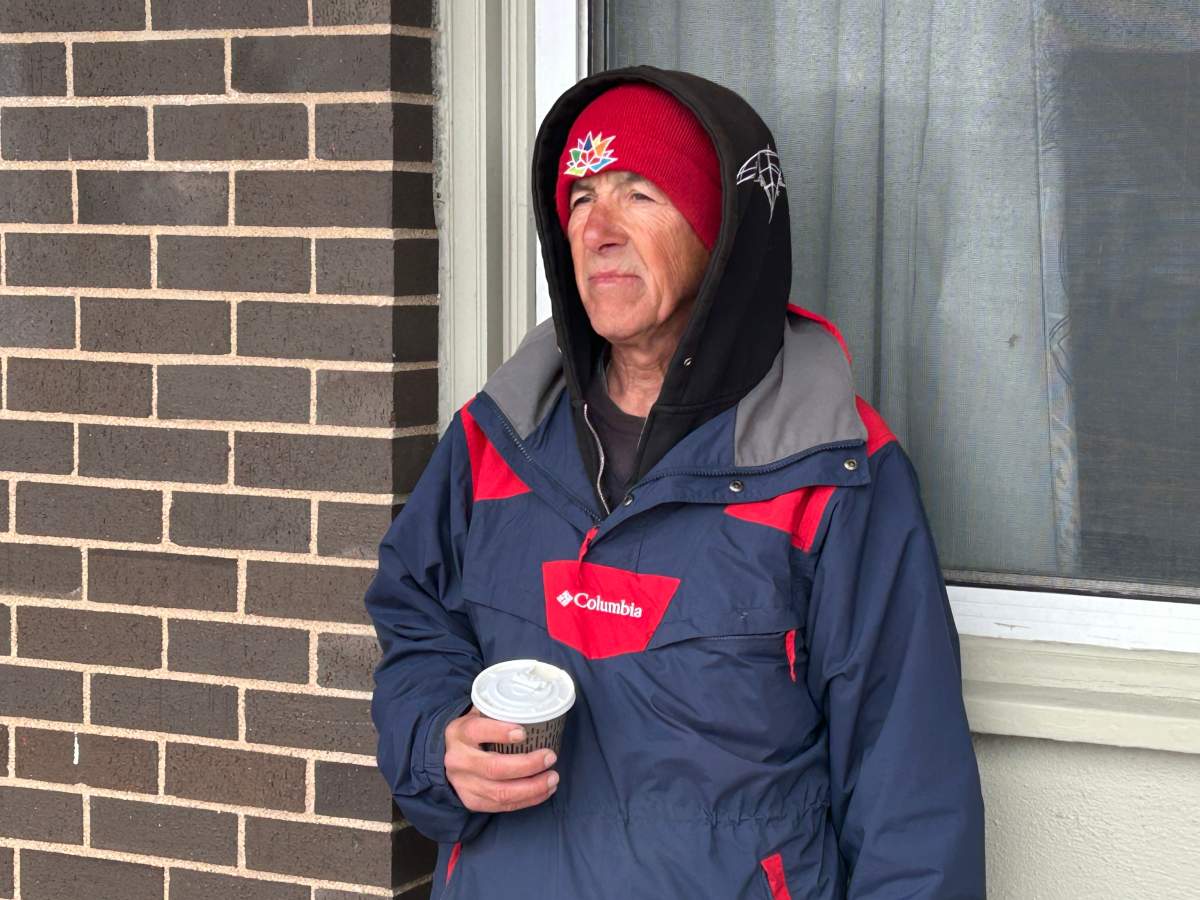 Michel Babineau spent the winter camping in Victoria Park and recently moved into the Chebucto Inn in Halifax.