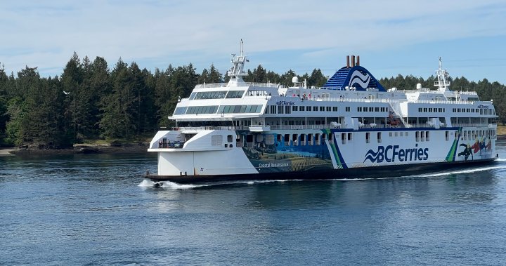 BC Ferries将海岸复兴号的维修延长至三月
