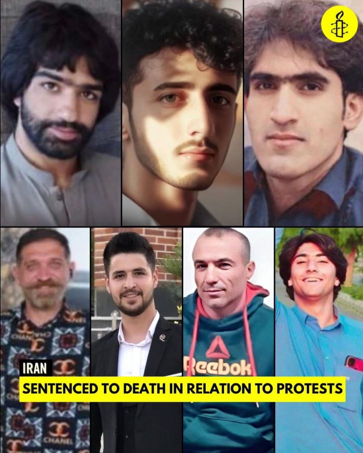 These prisoners have been sentenced to death in Iran, according to Amnesty International.