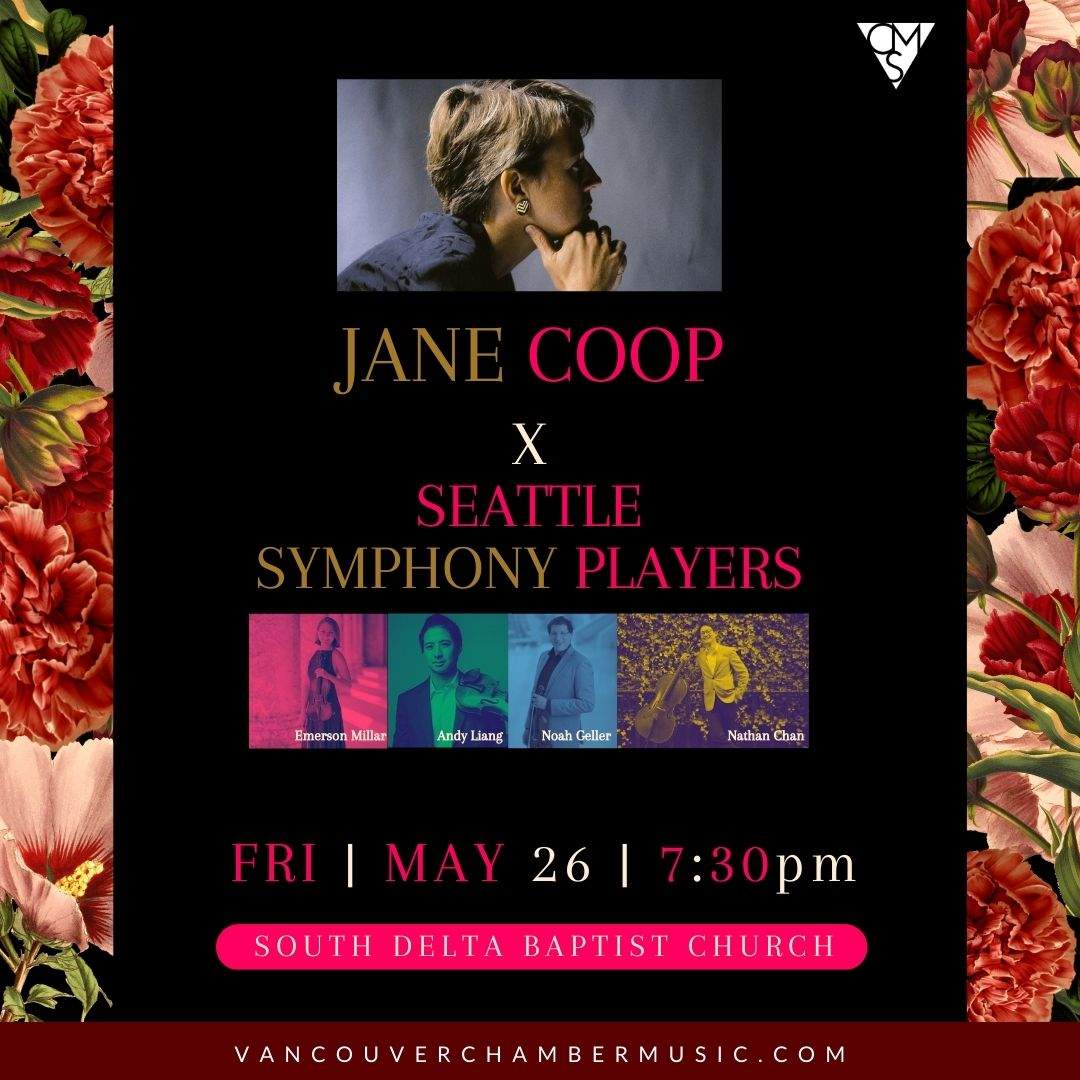 Jane Coop & Seattle Symphony Players – Friday, May 26, 2023 @ 7:30 PM - image