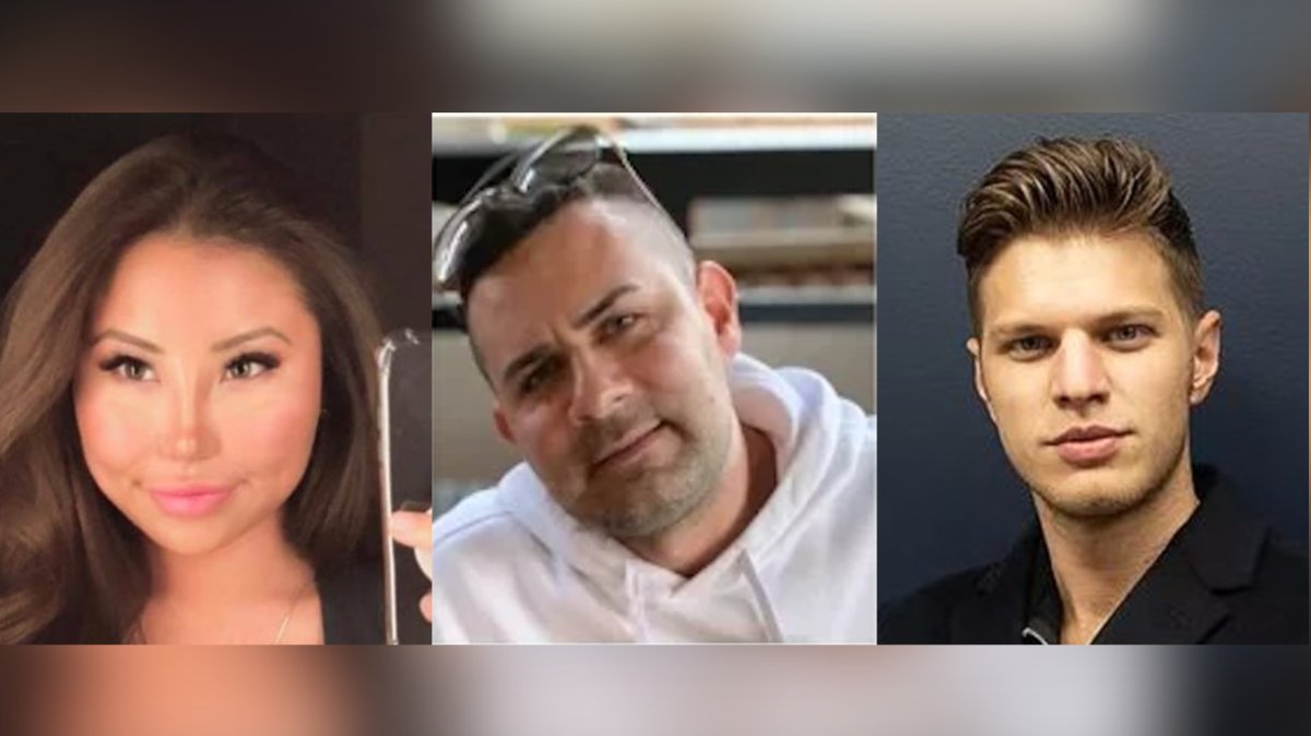 Photos of Yun (Lucy) Lu Li, Tyler Pratt, and Oliver Karafa. Both Li and Karafa have been charged in connection with the fatal shooting of Tyler Pratt near Arvin Avenue in Hamilton, Ont. Feb. 28, 2021.