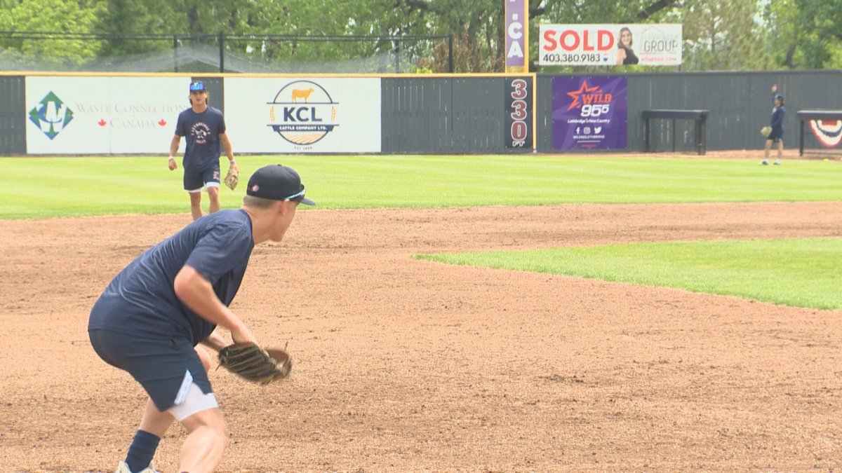 The Lethbridge Bulls hit the diamond for their first practice of the 2023 season on May 25, 2023. The Bulls are eyeing a playoff return when they open their season Friday against Medicine Hat at Spitz Stadium.