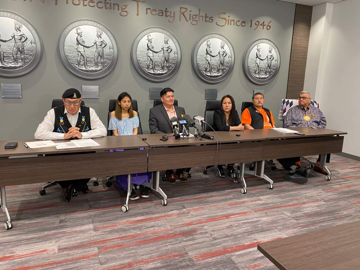 FSIN held a press conference with Kyla Frenchman demanding change after a report of Tanner Brass's death was released.