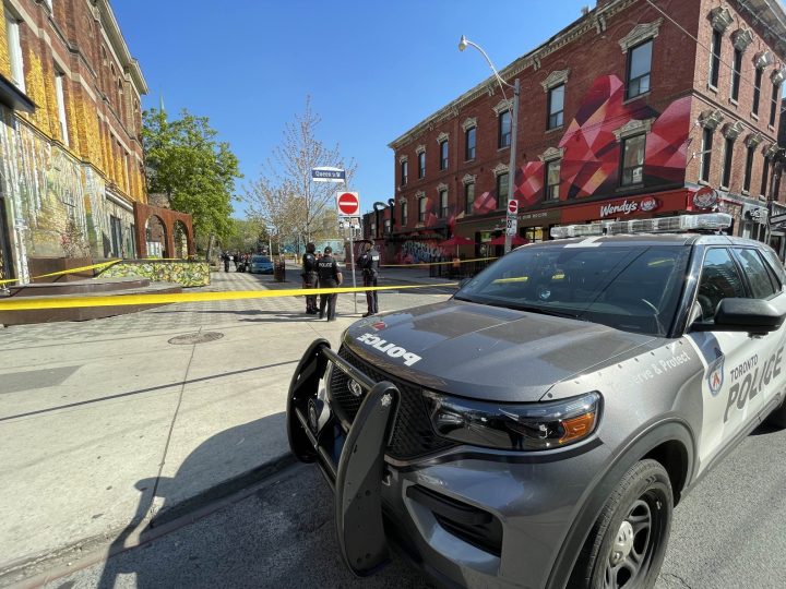 Toronto police say a shooting was reported around 5 a.m. on May 6, 2023.