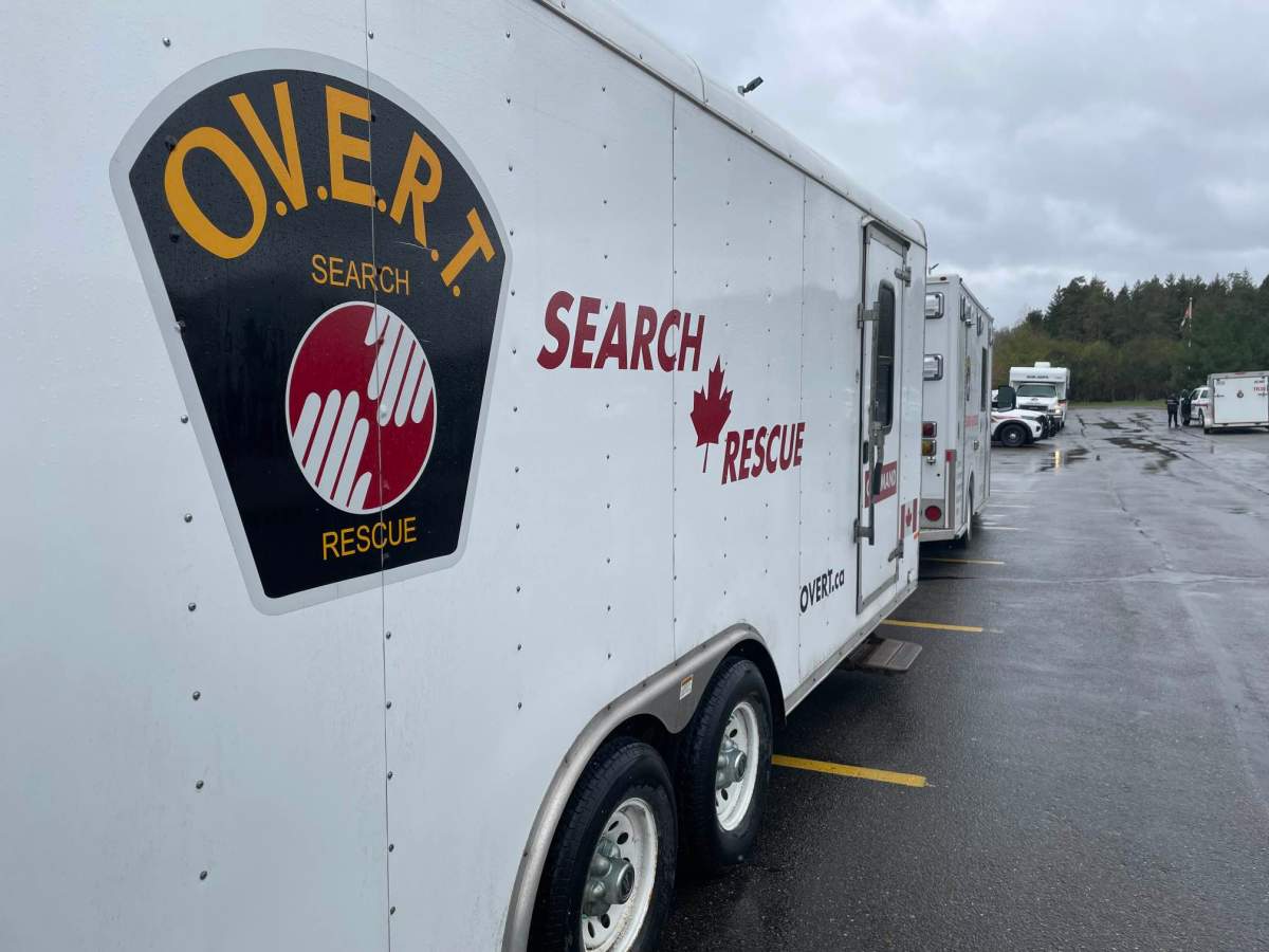 Search and rescue team in York Region on May 3, 2023.
