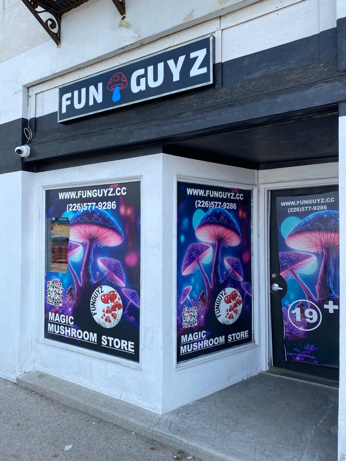 Fun Guyz, a magic mushroom dispensary, opened its doors in downtown London on May 12, 2023.
