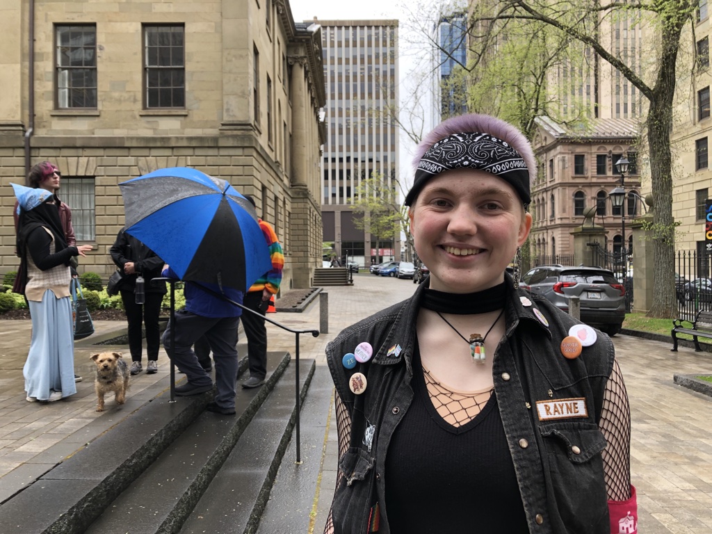 Rayne Frost, a Grade 12 student at Bayview High in Upper Tantallon, N.S., said it’s wonderful to see the support and love from the community.