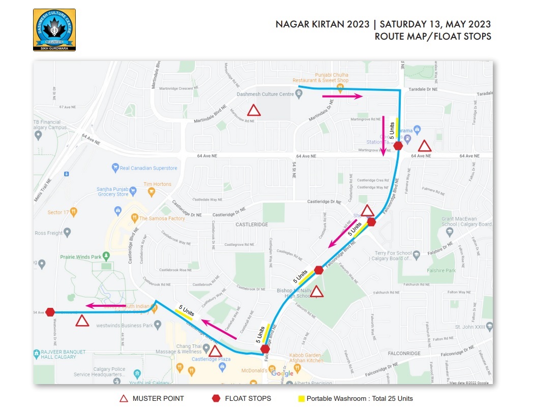 In celebration of Vaisakhi Nagar Kirtan 2023, Calgary Transit will be free from 7 a.m. to 7 p.m. on May 13th.