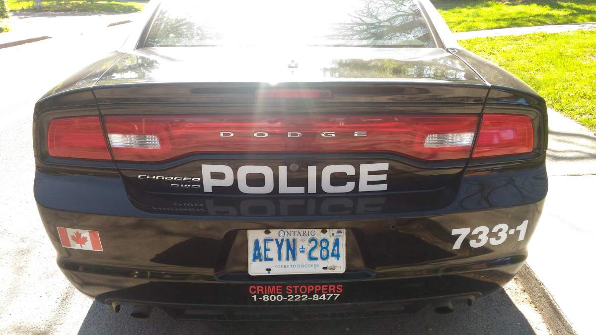 Hamilton police investigating an alleged shooting on the Red Hill Valley Parkway at the Mud Street exit on May 29, 2023.