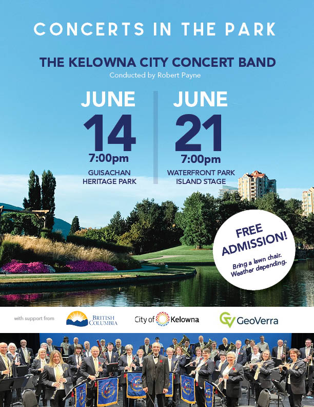 Free Concert in the Park – Kelowna City Concert Band - image