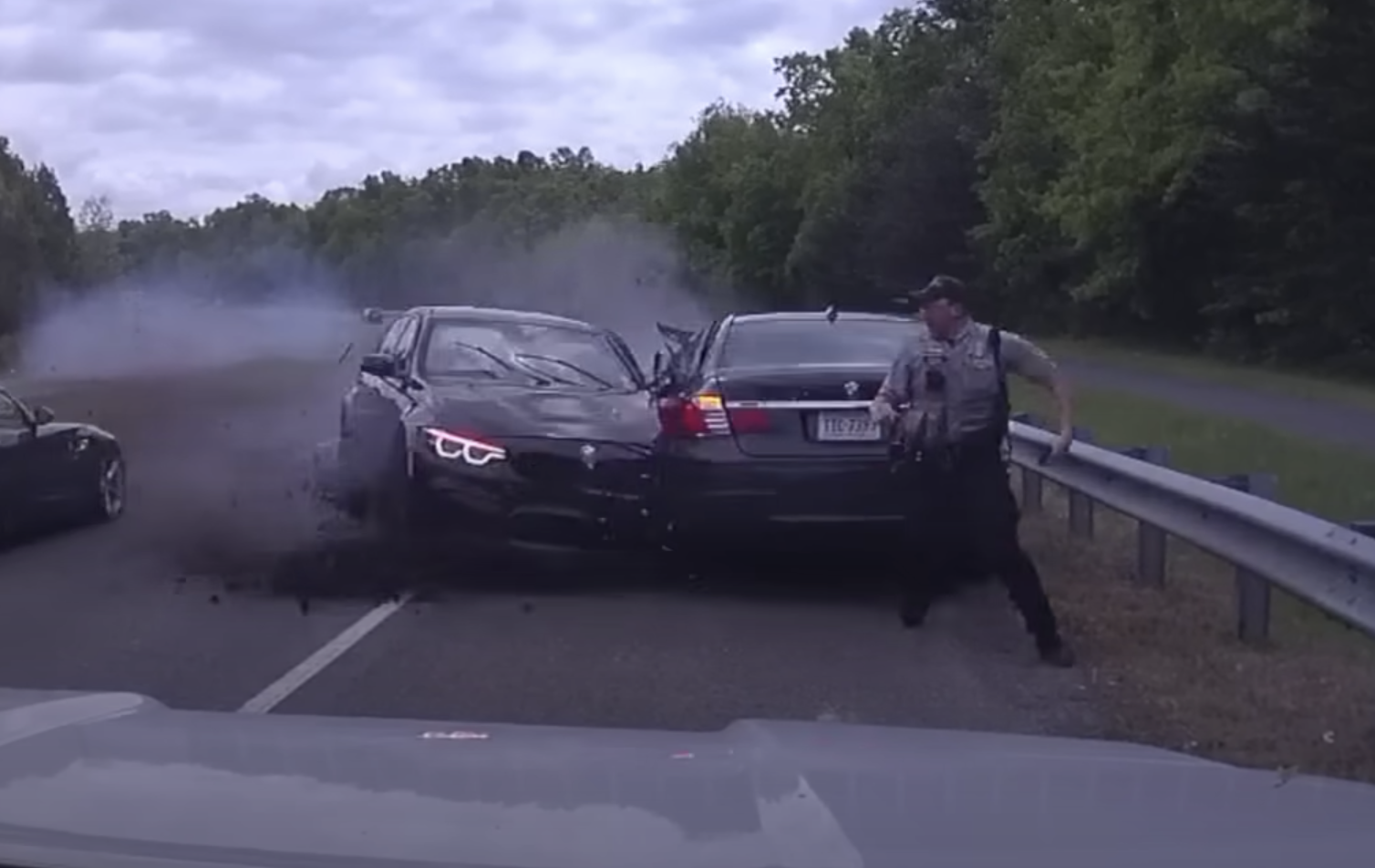 French Police Crush Two BMWs For Being Filmed Drifting On Public Roads