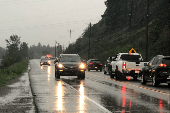 Mudslide closes stretch of Highway 3A near Olalla, B.C. - Vimarsana News