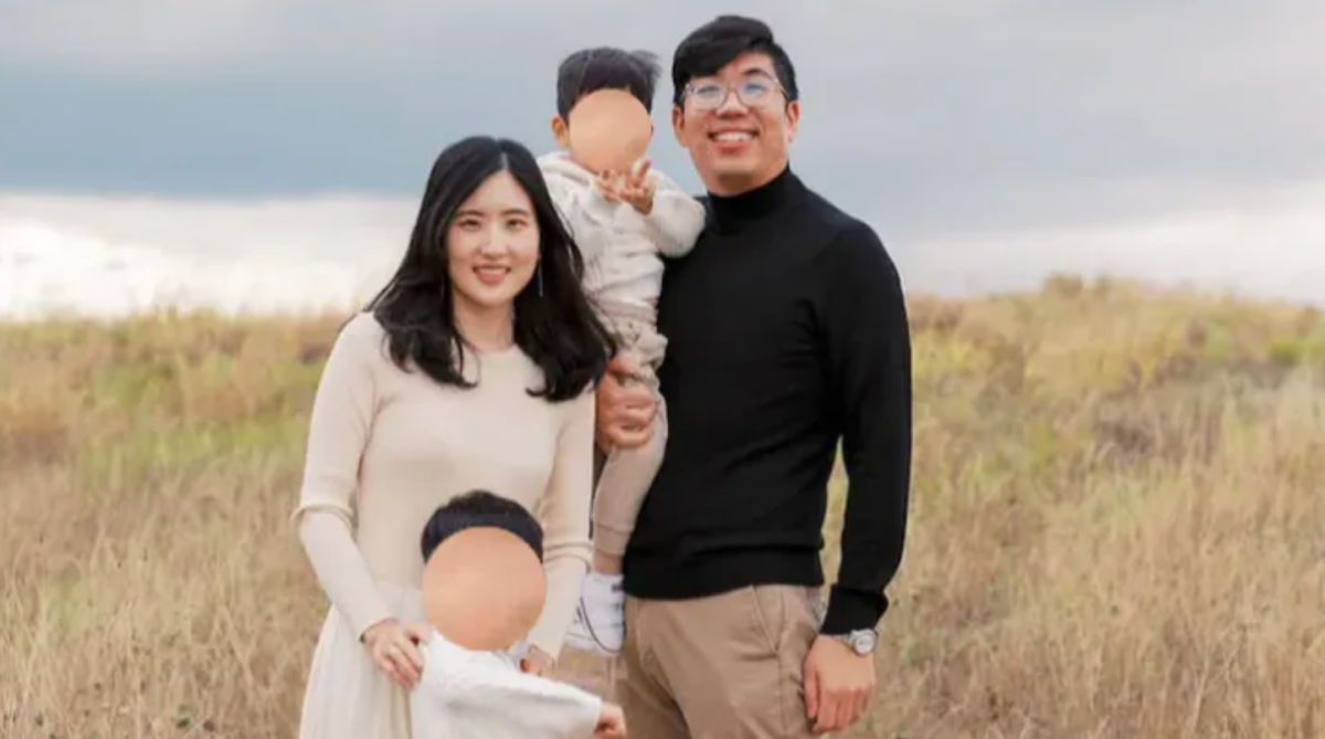 A family photo of Cindy Cho, 35; Kyu Cho, 37; William Cho, 6; and James Cho, 3. Over $2 million have been raised for William after his mother, father and brother were killed in the Allen mall shooting on May 6, 2023.
