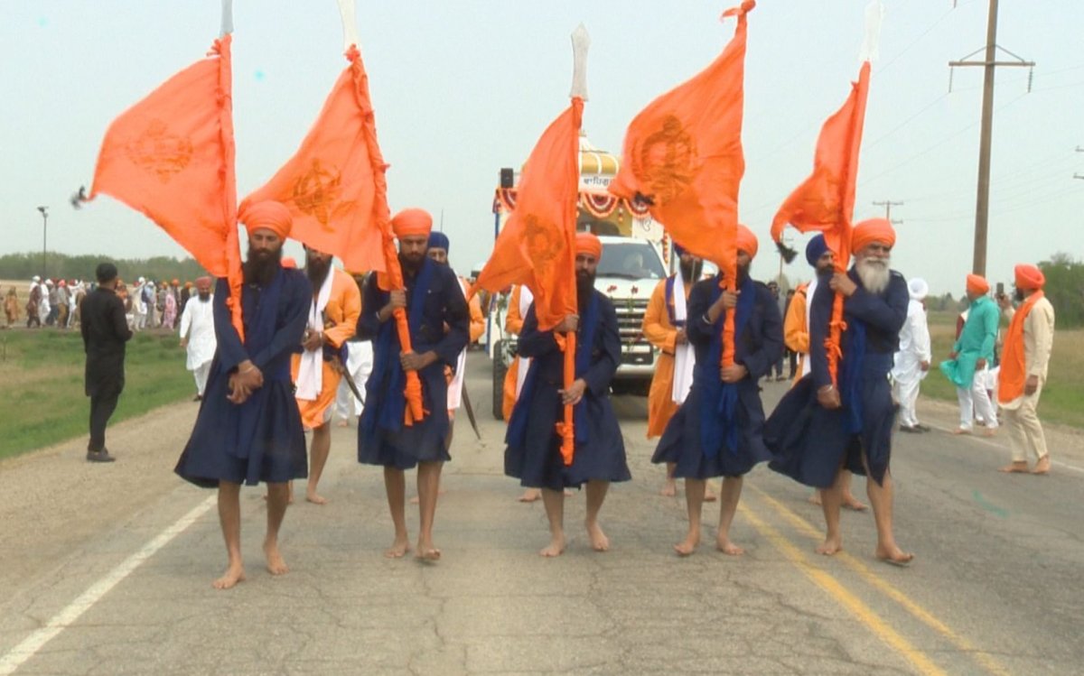 Thousands of people attended the Nagar Kirtan parade and festival in Saskatoon on May 20, 2023.  
