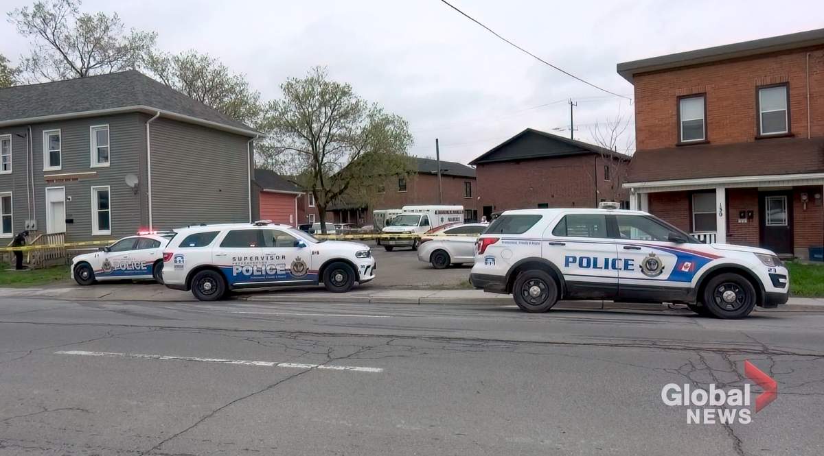 Peterborough police are investigating a sudden death in the area of Rubidge and Park Streets on May 1, 2023.
