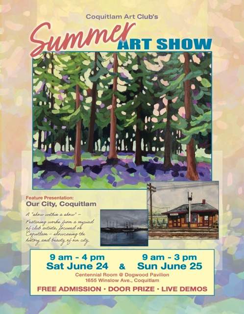 Coquitlam Art Club Summer show - image