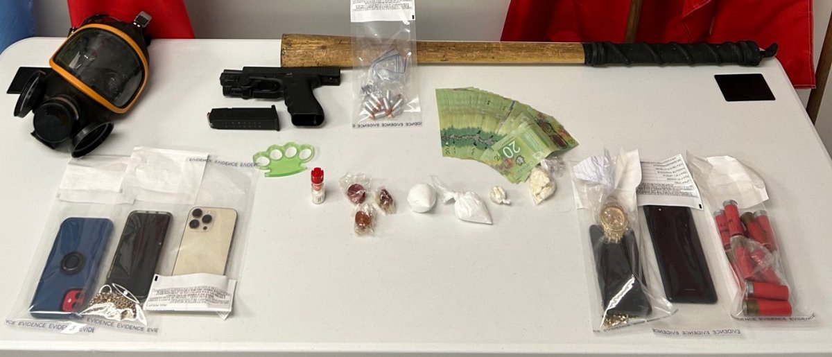 RCMP in Thompson say they have seized drugs, weapons, cash and have made multiple arrests in a recent bust.