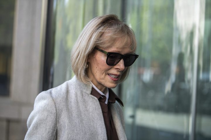 E. Jean Carroll walks into Manhattan federal court