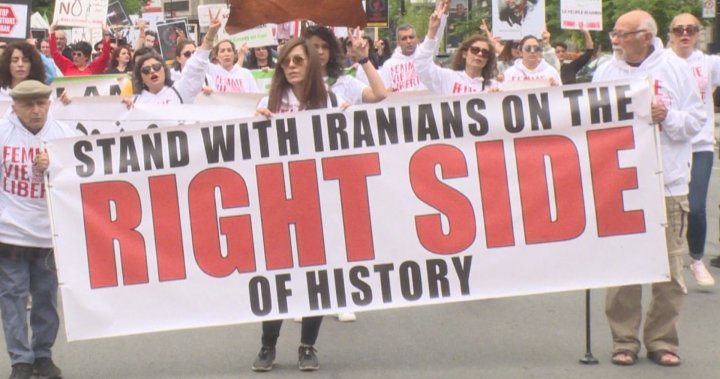 ‘The world is watching’: Large crowds in Vancouver protests executions in Iran