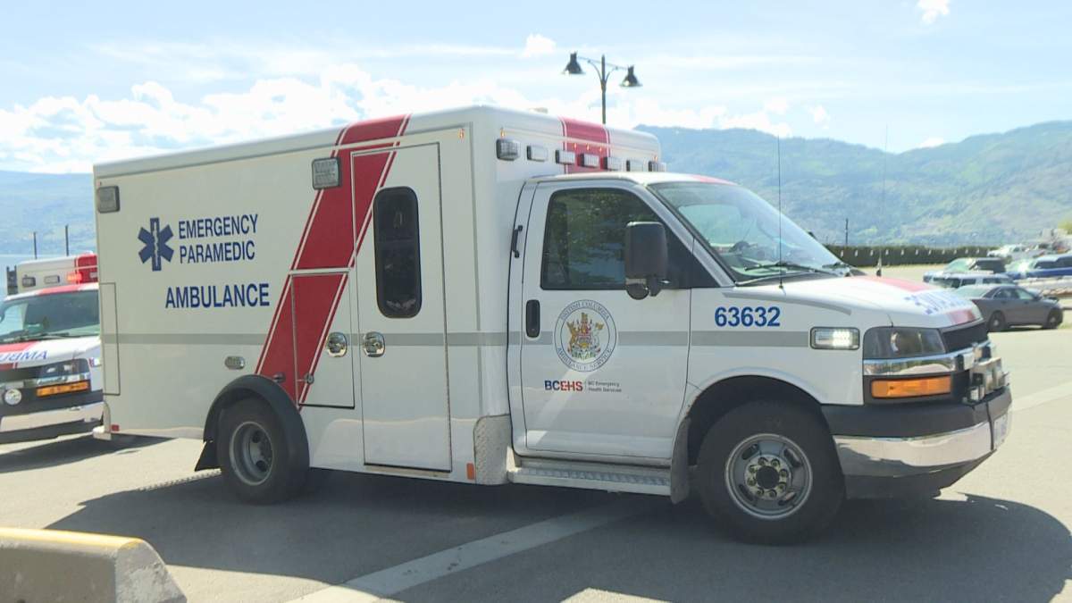 FILE. B.C. Ambulance, police attended a property in Falkland, where a toddler was killed by a vehicle incident.