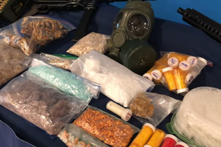 Loaded guns, ammunition, cash, drugs, stolen goods seized in Vancouver Island raids