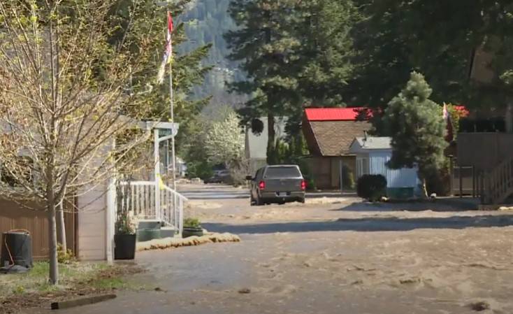 'Traumatizing:' Creek water rushes into Okanagan neighbourhood, floods streets and homes - Vimarsana News