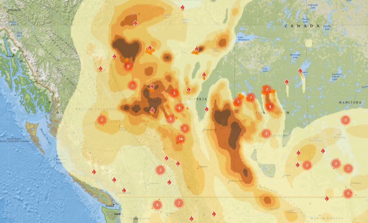 Okanagan weather: Wildfire smoke drifts into region - Okanagan ...