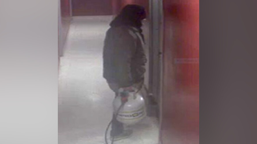 Police have charged a suspect accused of using a propane tank and blowtorch attachment to set fire to a utility room at Oxford Street apartment in February. 