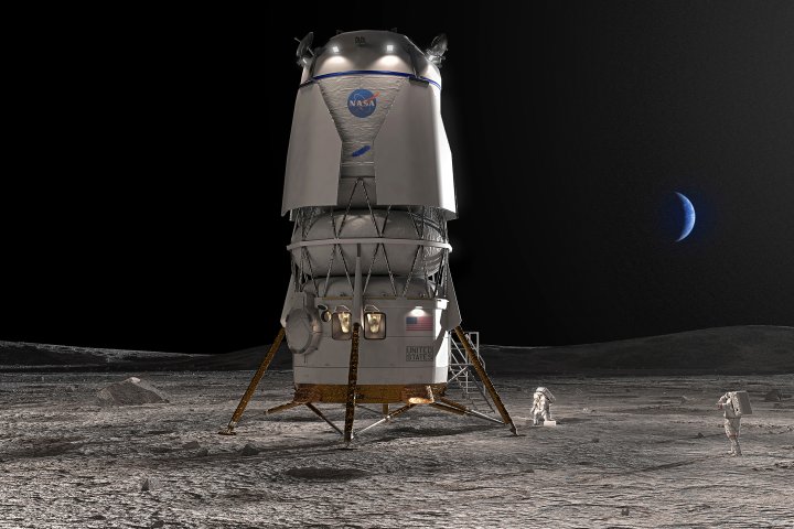 NASA taps Bezos’ Blue Origin to build moonwalkers’ lunar landers