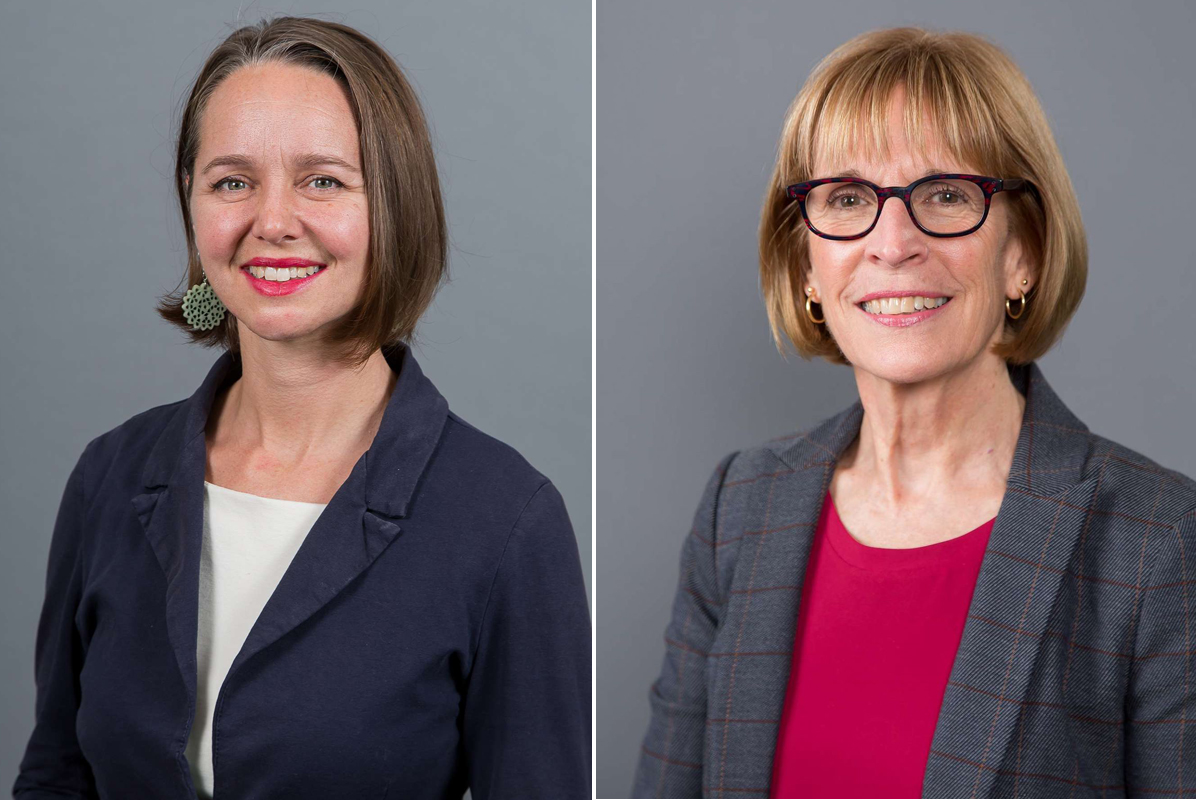 Ward 10 councilor Aislinn Clancy and Ward 9 Councilor Debbie Chapman.